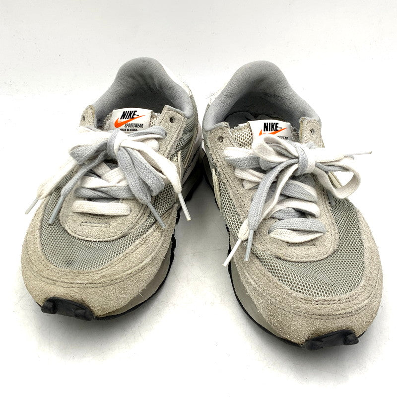 【現状渡し品】【レディース】 × FRAGMENT フラグメント × SACAI サカイ LD WAFFLE/SF DH2684-001 LD ワッフル トリプルコラボ スニーカー シューズ 靴 166-250403-ay-04-izu サイズ：23cm カラー：LT SMOKE GREY/WHITE-BLACK 万代Net店