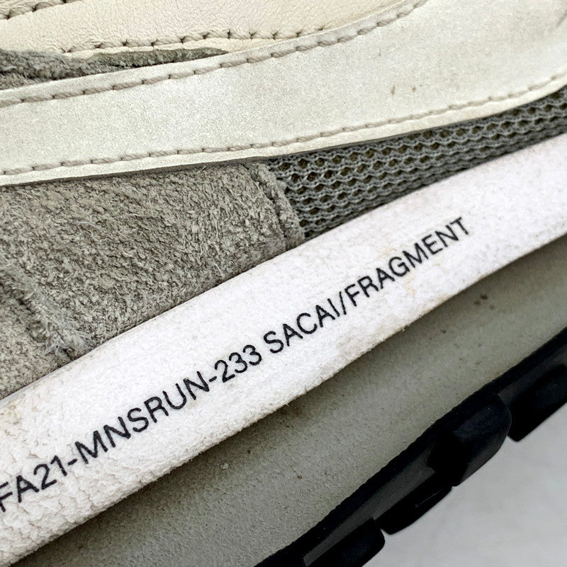【現状渡し品】【レディース】 × FRAGMENT フラグメント × SACAI サカイ LD WAFFLE/SF DH2684-001 LD ワッフル トリプルコラボ スニーカー シューズ 靴 166-250403-ay-04-izu サイズ：23cm カラー：LT SMOKE GREY/WHITE-BLACK 万代Net店