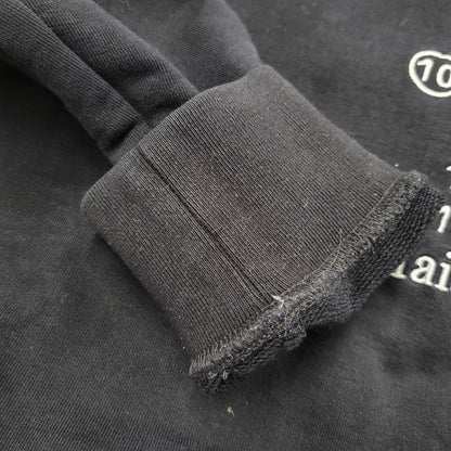 【中古品】【メンズ】 MAISON MARGIELA メゾン マルジェラ OVERSIZE LOGO HOODIE CALENDAR GRAPHICS S50GU0202 S25505 オーバーサイズ ロゴ フーディー カレンダーグラフィック パーカー 長袖 トップス 141-250402-as-02-izu サイズ：S カラー：ブラック 万代Net店