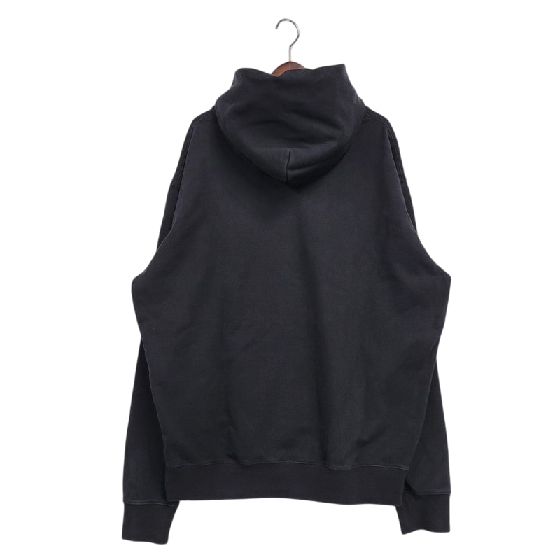 【中古品】【メンズ】 MAISON MARGIELA メゾン マルジェラ OVERSIZE LOGO HOODIE CALENDAR GRAPHICS S50GU0202 S25505 オーバーサイズ ロゴ フーディー カレンダーグラフィック パーカー 長袖 トップス 141-250402-as-02-izu サイズ：S カラー：ブラック 万代Net店