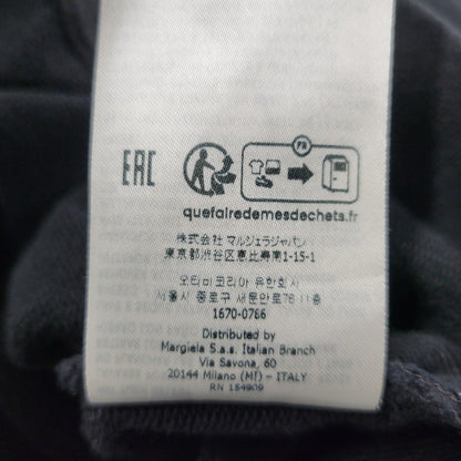 【中古品】【メンズ】 MAISON MARGIELA メゾン マルジェラ OVERSIZE LOGO HOODIE CALENDAR GRAPHICS S50GU0202 S25505 オーバーサイズ ロゴ フーディー カレンダーグラフィック パーカー 長袖 トップス 141-250402-as-02-izu サイズ：S カラー：ブラック 万代Net店