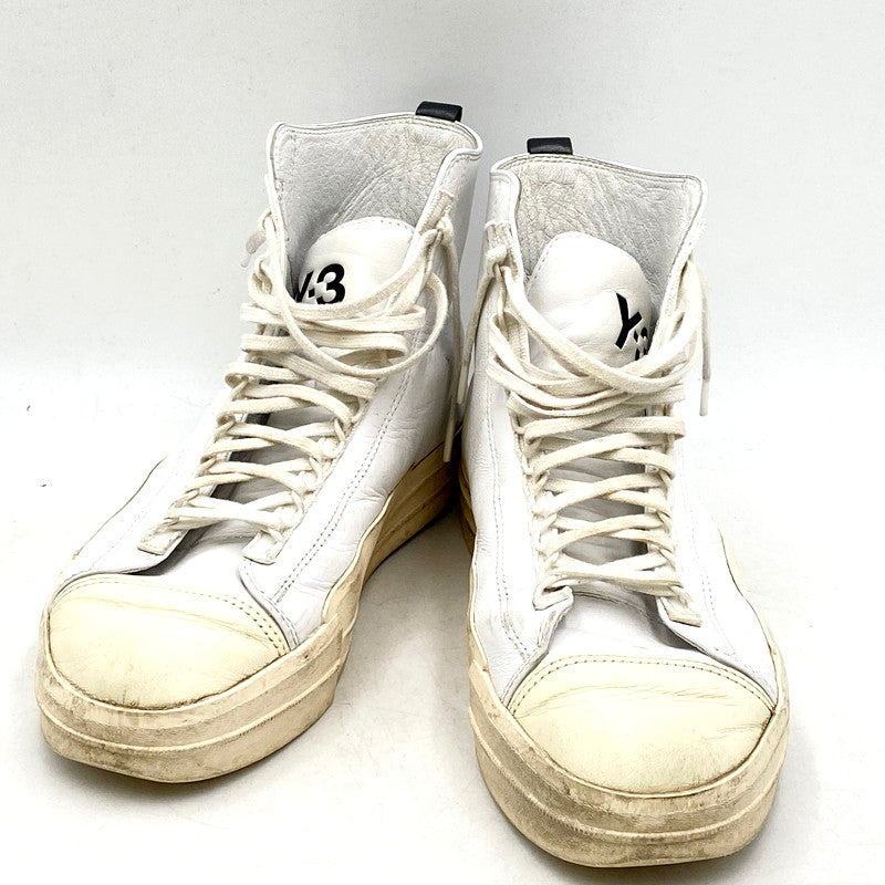 【現状渡し品】【メンズ】 Y-3 ワイスリー YUBEN MID ユーベン ミッド スニーカー シューズ 靴 161-250404-as-28-izu サイズ：28.5cm カラー：ホワイト 万代Net店