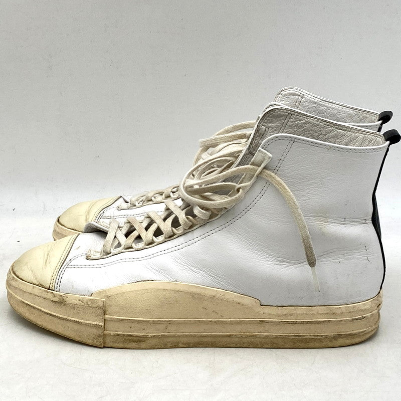 【現状渡し品】【メンズ】 Y-3 ワイスリー YUBEN MID ユーベン ミッド スニーカー シューズ 靴 161-250404-as-28-izu サイズ：28.5cm カラー：ホワイト 万代Net店