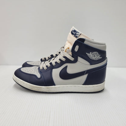 【中古品】【メンズ/レディース】 NIKE ナイキ AIR JORDAN 1 HI 85 BQ4422-400 エア ジョーダン 1 ハイ 85 スニーカー シューズ 靴 160-250402-as-20-izu サイズ：26cm カラー：COLLEGE NAVY/SUMMIT WHITE 万代Net店