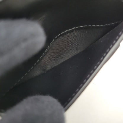 【中古品】【メンズ/レディース】 BOTTEGAVENETA ボッテガヴェネタ INTRECCIATO SLIM FLAP CARD CASE イントレチャート スリム フラップカードケース 181-250404-as-05-izu カラー：ブラック 万代Net店