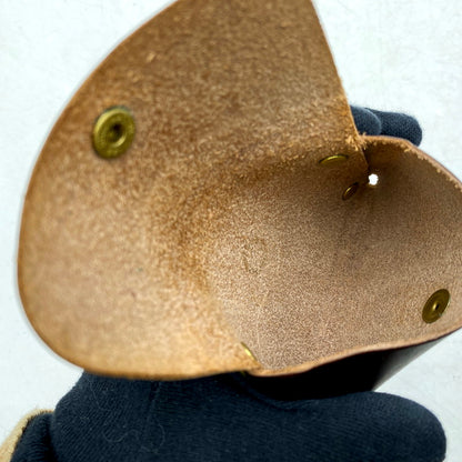 【中古品】【メンズ/レディース】 IL BISONTE イルビゾンテ LEATHER COIN CASE レザーコインケース 小銭入れ 201-250411-as-16-izu カラー：ブラウン 万代Net店