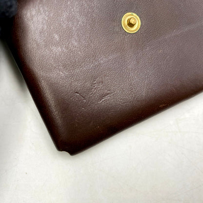 【中古品】【メンズ/レディース】 IL BISONTE イルビゾンテ LEATHER COIN CASE レザーコインケース 小銭入れ 201-250411-as-16-izu カラー：ブラウン 万代Net店