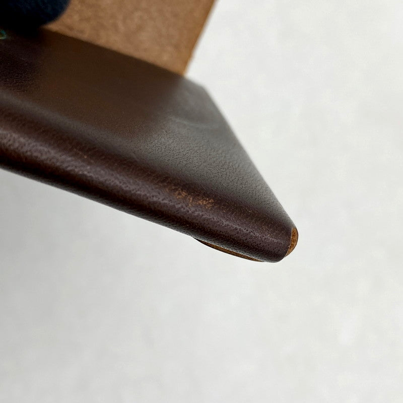 【中古品】【メンズ/レディース】 IL BISONTE イルビゾンテ LEATHER COIN CASE レザーコインケース 小銭入れ 201-250411-as-16-izu カラー：ブラウン 万代Net店