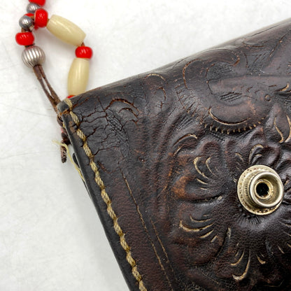 【現状渡し品】【メンズ/レディース】 SAAD サード BIKERS LEATHER WALLET バイカーズ レザー ウォレット 長財布 200-250411-as-19-izu カラー：ブラウン 万代Net店