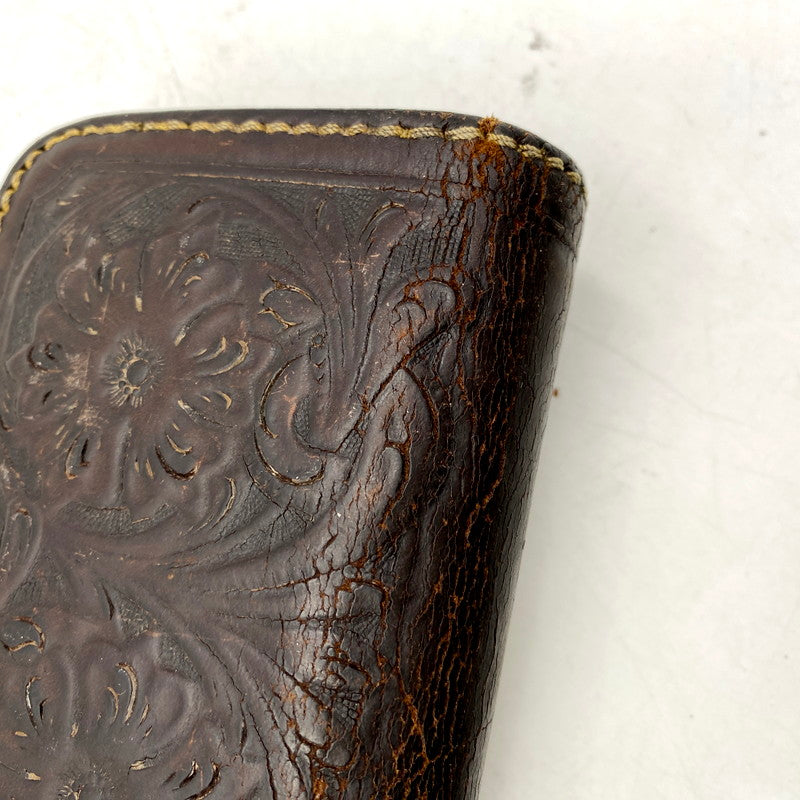 【現状渡し品】【メンズ/レディース】 SAAD サード BIKERS LEATHER WALLET バイカーズ レザー ウォレット 長財布 200-250411-as-19-izu カラー：ブラウン 万代Net店