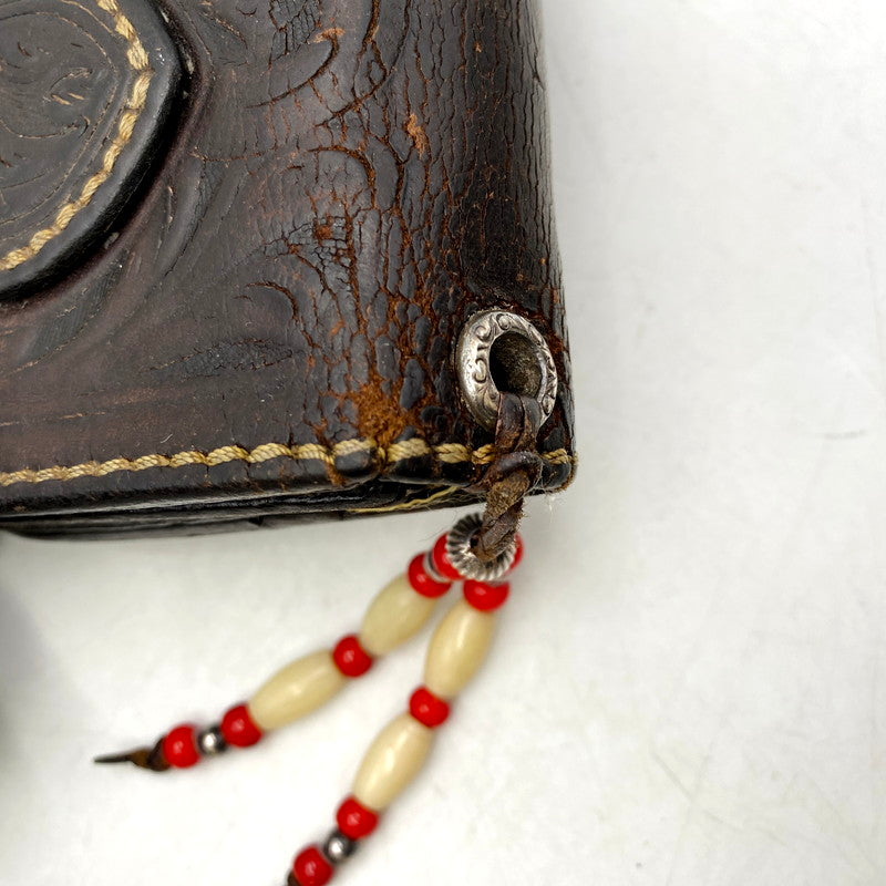 【現状渡し品】【メンズ/レディース】 SAAD サード BIKERS LEATHER WALLET バイカーズ レザー ウォレット 長財布 200-250411-as-19-izu カラー：ブラウン 万代Net店