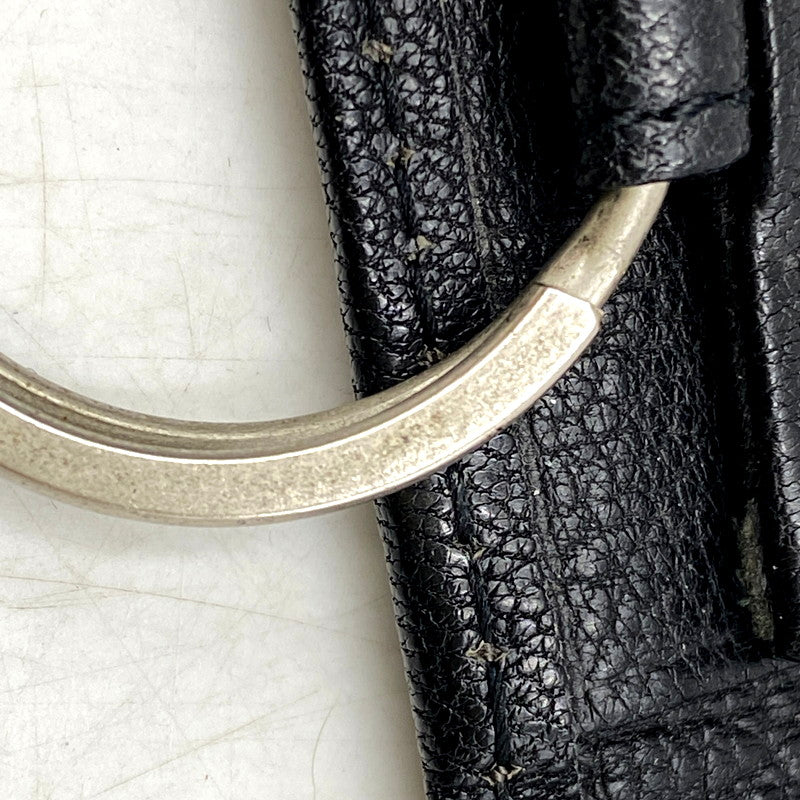 【中古品】【メンズ/レディース】 Paul Smith ポール・スミス GOAT SKIN KEY CASE ゴートスキン キーケース 4連 小物 201-250415-as-12-izu カラー：ブラック 万代Net店