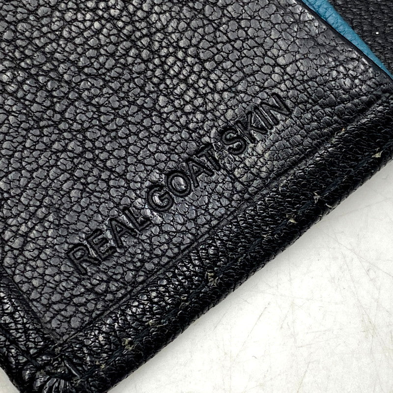 【中古品】【メンズ/レディース】 Paul Smith ポール・スミス GOAT SKIN KEY CASE ゴートスキン キーケース 4連 小物 201-250415-as-12-izu カラー：ブラック 万代Net店