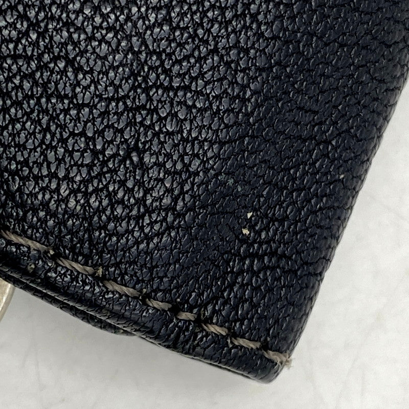 【中古品】【メンズ/レディース】 Paul Smith ポール・スミス GOAT SKIN KEY CASE ゴートスキン キーケース 4連 小物 201-250415-as-12-izu カラー：ブラック 万代Net店