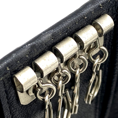 【中古品】【メンズ/レディース】 Paul Smith ポール・スミス GOAT SKIN KEY CASE ゴートスキン キーケース 4連 小物 201-250415-as-12-izu カラー：ブラック 万代Net店