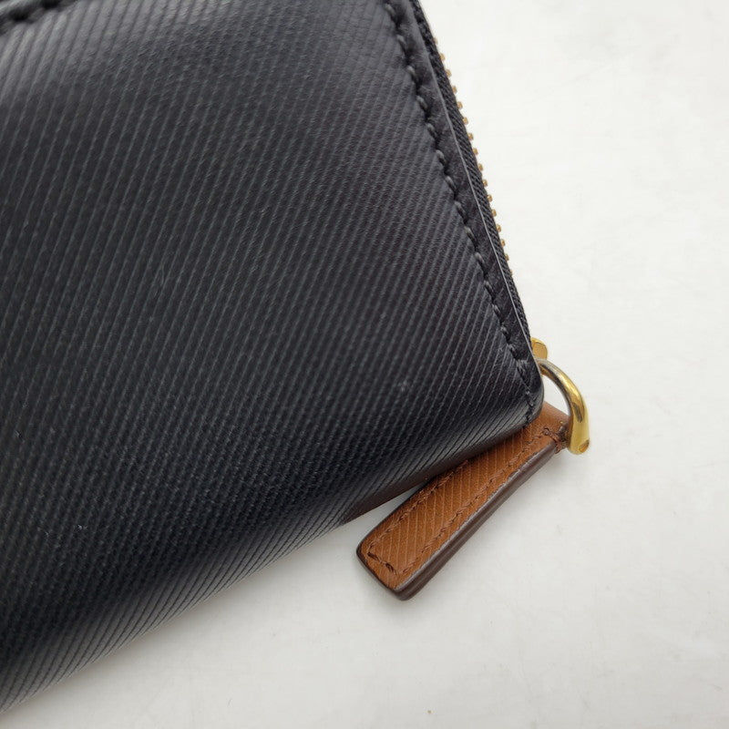 【中古品】【メンズ/レディース】 BURBERRY バーバリー LEATHER COIN PURSE レザーコインケース 財布 サイフ ウォレット 181-250408-ay-22-izu カラー：ブラック 万代Net店