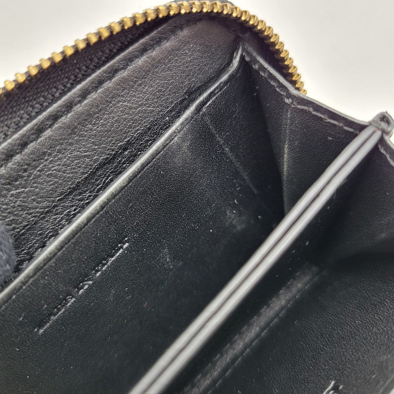 【中古品】【メンズ/レディース】 BURBERRY バーバリー LEATHER COIN PURSE レザーコインケース 財布 サイフ ウォレット 181-250408-ay-22-izu カラー：ブラック 万代Net店