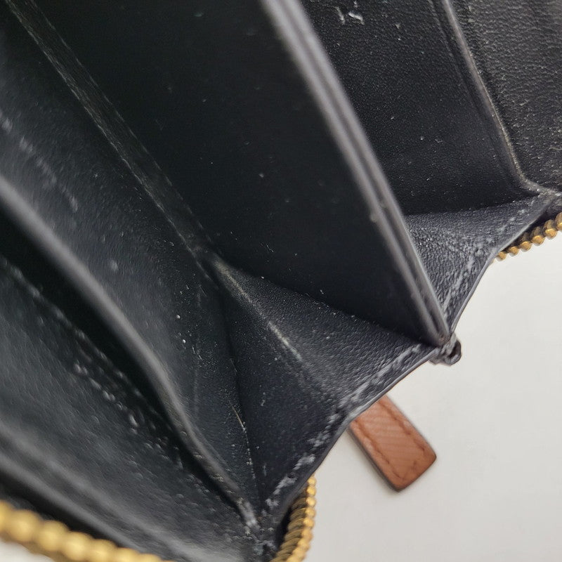 【中古品】【メンズ/レディース】 BURBERRY バーバリー LEATHER COIN PURSE レザーコインケース 財布 サイフ ウォレット 181-250408-ay-22-izu カラー：ブラック 万代Net店