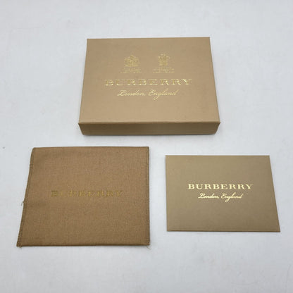 【中古品】【メンズ/レディース】 BURBERRY バーバリー LEATHER COIN PURSE レザーコインケース 財布 サイフ ウォレット 181-250408-ay-22-izu カラー：ブラック 万代Net店