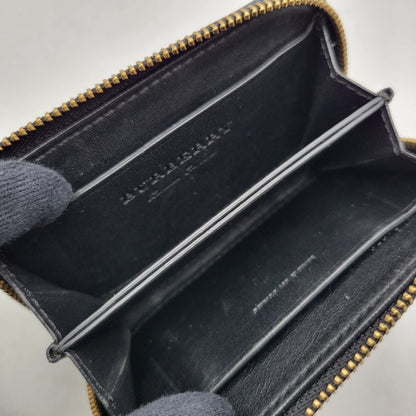 【中古品】【メンズ/レディース】 BURBERRY バーバリー LEATHER COIN PURSE レザーコインケース 財布 サイフ ウォレット 181-250408-ay-22-izu カラー：ブラック 万代Net店
