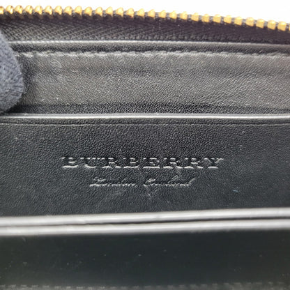 【中古品】【メンズ/レディース】 BURBERRY バーバリー LEATHER COIN PURSE レザーコインケース 財布 サイフ ウォレット 181-250408-ay-22-izu カラー：ブラック 万代Net店
