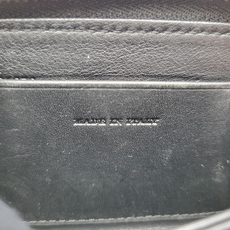 【中古品】【メンズ/レディース】 BURBERRY バーバリー LEATHER COIN PURSE レザーコインケース 財布 サイフ ウォレット 181-250408-ay-22-izu カラー：ブラック 万代Net店