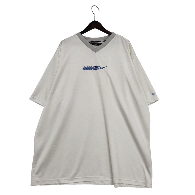 【中古品】【メンズ】 NIKE ナイキ LOGO EMBROIDERY SHORT SLEEVE SHIRT ロゴ エンブロイダリー ショートスリーブ シャツ 半袖 トップス 146-250413-as-28-izu サイズ：3XL カラー：ホワイト 万代Net店