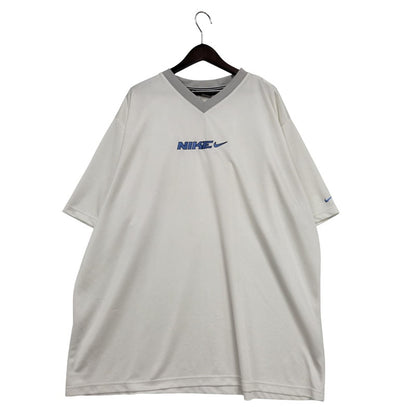 【中古品】【メンズ】 NIKE ナイキ LOGO EMBROIDERY SHORT SLEEVE SHIRT ロゴ エンブロイダリー ショートスリーブ シャツ 半袖 トップス 146-250413-as-28-izu サイズ：3XL カラー：ホワイト 万代Net店