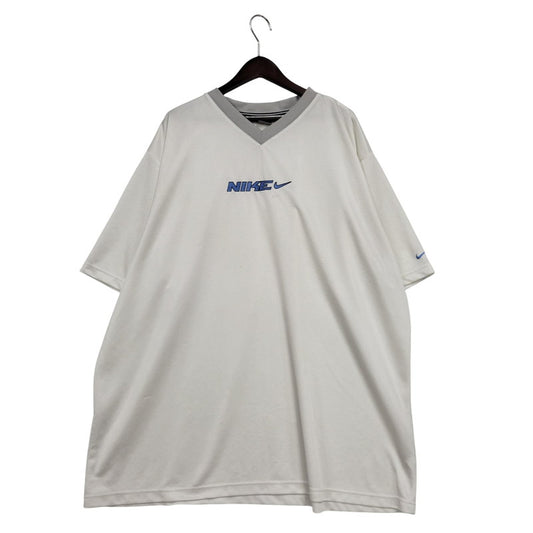 【中古品】【メンズ】 NIKE ナイキ LOGO EMBROIDERY SHORT SLEEVE SHIRT ロゴ エンブロイダリー ショートスリーブ シャツ 半袖 トップス 146-250413-as-28-izu サイズ：3XL カラー：ホワイト 万代Net店