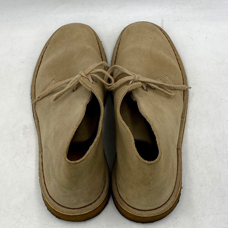 【中古品】【メンズ/レディース】 Clarks クラークス DESERT BOOTS 26107881 60916348 デザートブーツ シューズ 靴 164-250412-as-34-izu サイズ：UK7 カラー：ベージュ 万代Net店