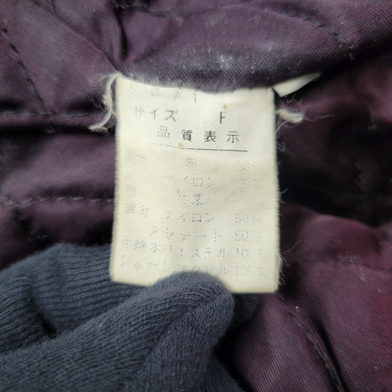 【現状渡し品】【メンズ】 USED HOLLYWOOD MOVE VERSITY JACKET ユーズド バーシティジャケット スタジャン 袖レザー ロゴ 刺繍 アウター 146-250408-ay-02-izu サイズ：F カラー：ブラウン×ブラック 万代Net店