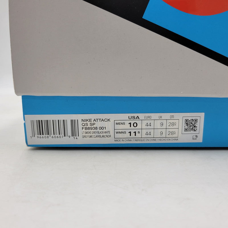 【中古美品】【メンズ】 NIKE ナイキ ATTACK QS SP FB8938-001 アタック クイックストライク スペシャル スニーカー シューズ 靴 160-250408-ay-12-izu サイズ：28cm カラー：LT SMOKE GREY/BLACK-WHITE 万代Net店