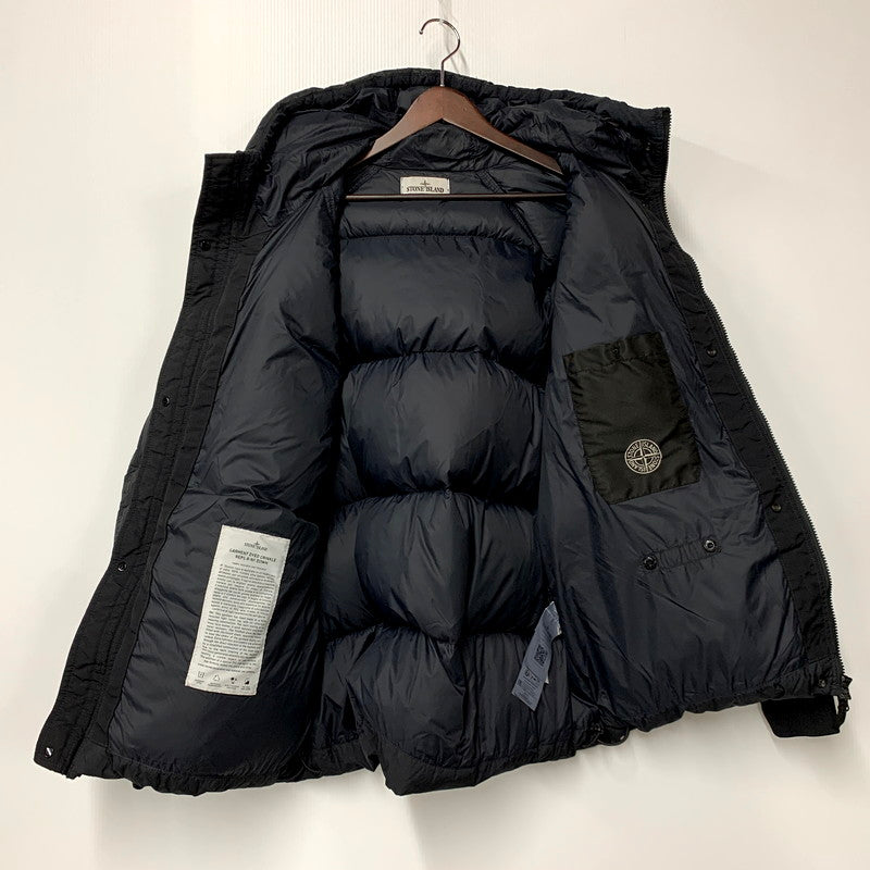 【中古品】【メンズ】 GARMENT DYED CRINKLE REPS RECYCLED NYLON DOWN JACKET 791540723 ガーメント ダイ クリンクル レップス リサイクルド ナイロン ダウンジャケット 141-250410-as-06-izu サイズ：XL カラー：ブラック 万代Net店
