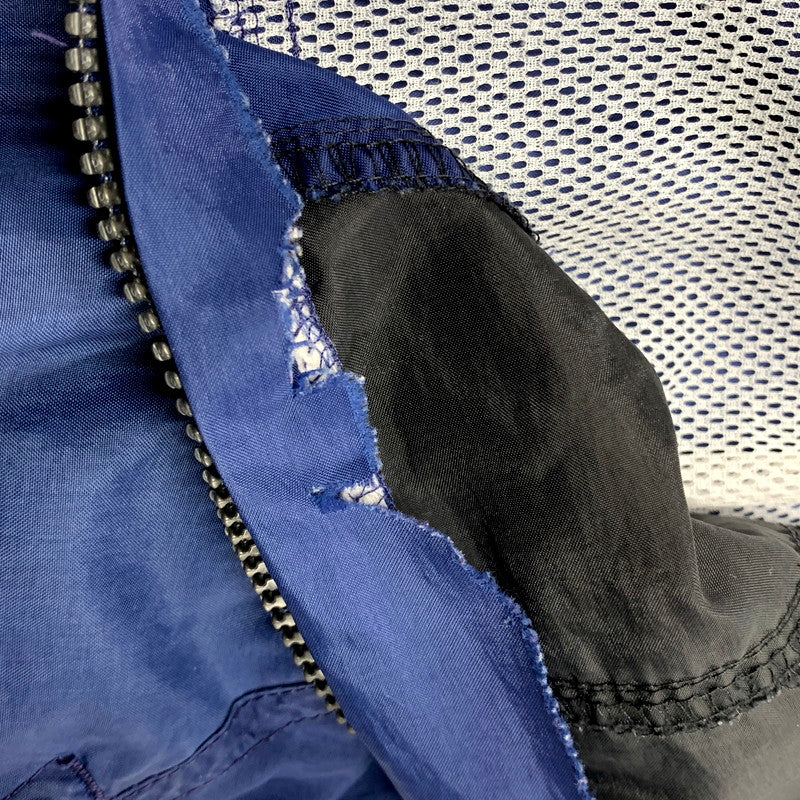 【現状渡し品】【メンズ】 adidas アディダス NYLON JACKET ナイロンジャケット 万国旗タグ アウター 146-250415-as-19-izu サイズ：M カラー：ネイビー系 万代Net店