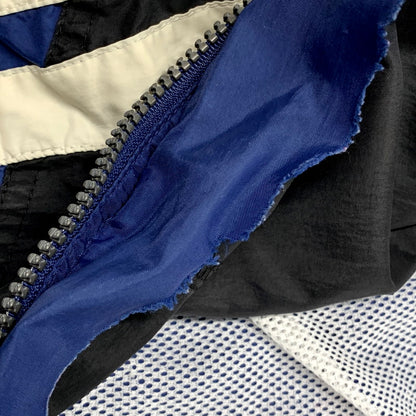 【現状渡し品】【メンズ】 adidas アディダス NYLON JACKET ナイロンジャケット 万国旗タグ アウター 146-250415-as-19-izu サイズ：M カラー：ネイビー系 万代Net店