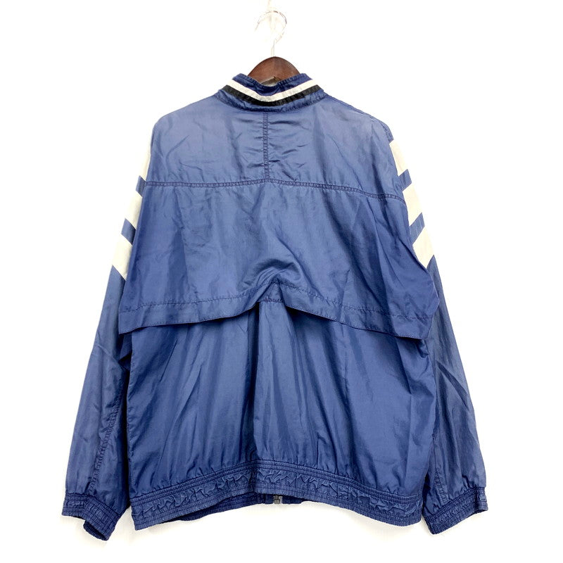 【現状渡し品】【メンズ】 adidas アディダス NYLON JACKET ナイロンジャケット 万国旗タグ アウター 146-250415-as-19-izu サイズ：M カラー：ネイビー系 万代Net店