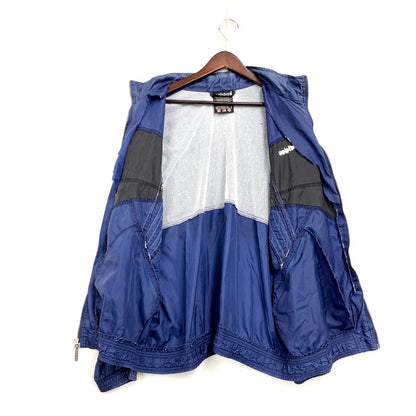 【現状渡し品】【メンズ】 adidas アディダス NYLON JACKET ナイロンジャケット 万国旗タグ アウター 146-250415-as-19-izu サイズ：M カラー：ネイビー系 万代Net店