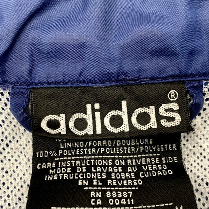 【現状渡し品】【メンズ】 adidas アディダス NYLON JACKET ナイロンジャケット 万国旗タグ アウター 146-250415-as-19-izu サイズ：M カラー：ネイビー系 万代Net店