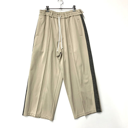 【中古品】【メンズ】 S'YTE サイト WIDE TRACK PANTS UM-P69-903 ワイドトラックパンツ ボトムス 151-250410-as-11-izu サイズ：3 カラー：ベージュ 万代Net店