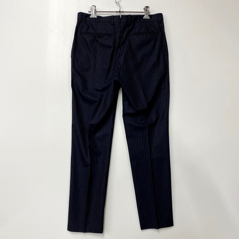 【中古品】【メンズ】 nano universe ナノユニバース STRIPE SUIT SETUP NUD21JK076ST ストライプ スーツ セットアップ 147-250417-as-01-izu サイズ：46 カラー：ネイビー 万代Net店