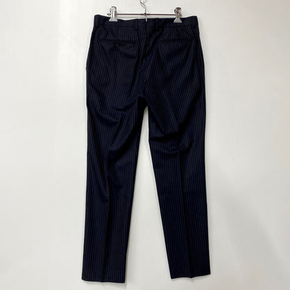 【中古品】【メンズ】 nano universe ナノユニバース STRIPE SUIT SETUP NUD21JK076ST ストライプ スーツ セットアップ 147-250417-as-01-izu サイズ：46 カラー：ネイビー 万代Net店