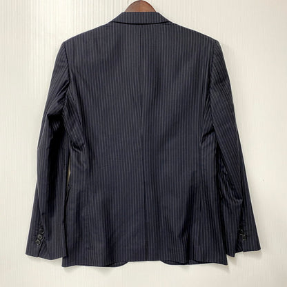 【中古品】【メンズ】 nano universe ナノユニバース STRIPE SUIT SETUP NUD21JK076ST ストライプ スーツ セットアップ 147-250417-as-01-izu サイズ：46 カラー：ネイビー 万代Net店