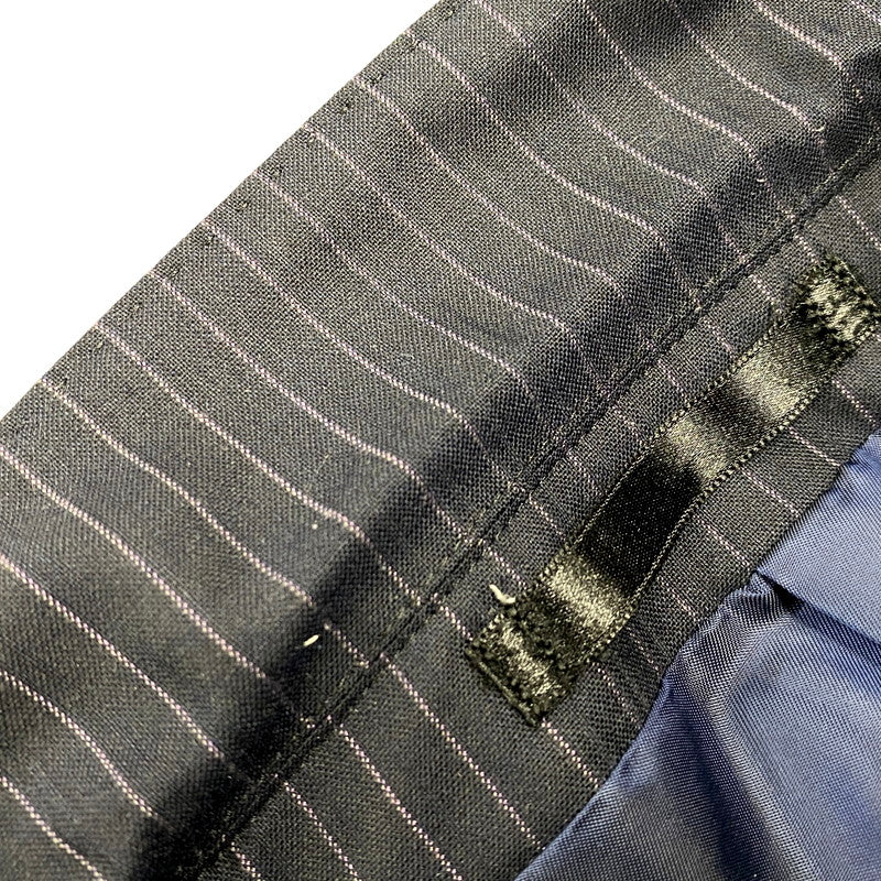 【中古品】【メンズ】 nano universe ナノユニバース STRIPE SUIT SETUP NUD21JK076ST ストライプ スーツ セットアップ 147-250417-as-01-izu サイズ：46 カラー：ネイビー 万代Net店