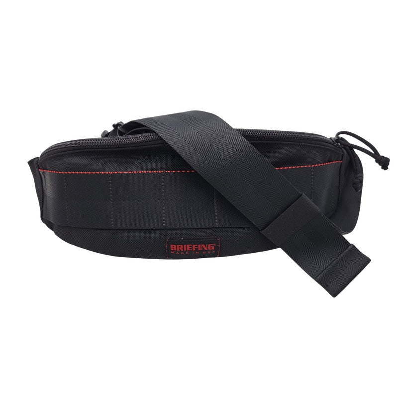 【中古品】【メンズ/レディース】 BRIEFING ブリーフィング TRIPOD BODY BAG トライポッド ボディバッグ USA製 カバン 鞄 188-250410-as-17-izu カラー：ブラック 万代Net店