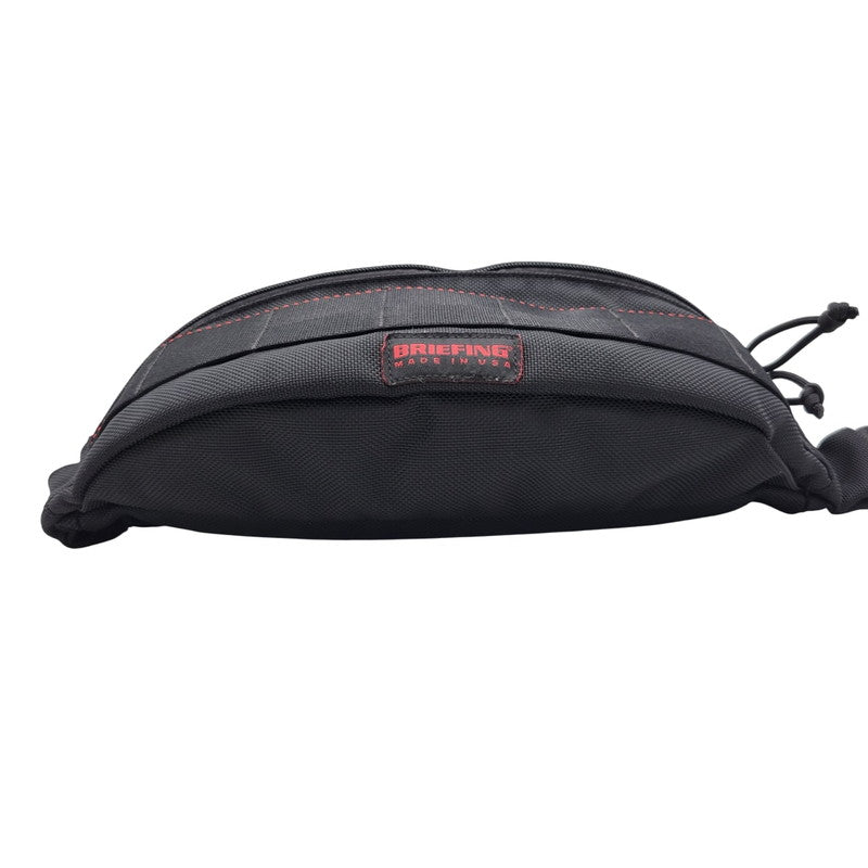 【中古品】【メンズ/レディース】 BRIEFING ブリーフィング TRIPOD BODY BAG トライポッド ボディバッグ USA製 カバン 鞄 188-250410-as-17-izu カラー：ブラック 万代Net店