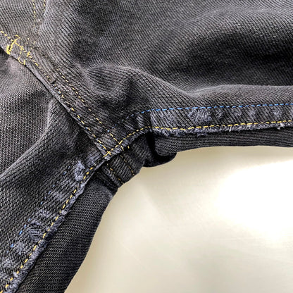 【中古品】【メンズ】 501 BLACK DENIM PANTS 501-0000 ブラックデニムパンツ 刻印524 サークルRタグ USA製 ボトムス 157-250415-as-35-izu サイズ：31×36 カラー：ブラック 万代Net店