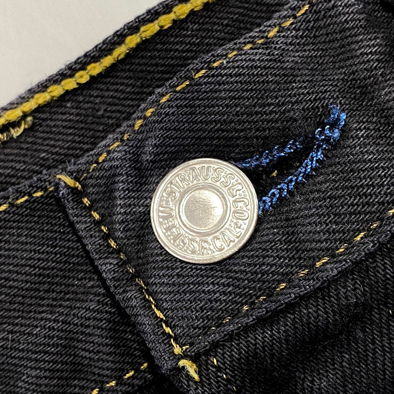 【中古品】【メンズ】 501 BLACK DENIM PANTS 501-0000 ブラックデニムパンツ 刻印524 サークルRタグ USA製 ボトムス 157-250415-as-35-izu サイズ：31×36 カラー：ブラック 万代Net店