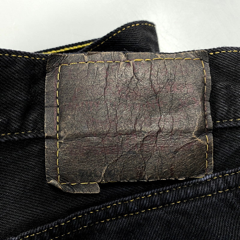 【中古品】【メンズ】 501 BLACK DENIM PANTS 501-0000 ブラックデニムパンツ 刻印524 サークルRタグ USA製 ボトムス 157-250415-as-35-izu サイズ：31×36 カラー：ブラック 万代Net店