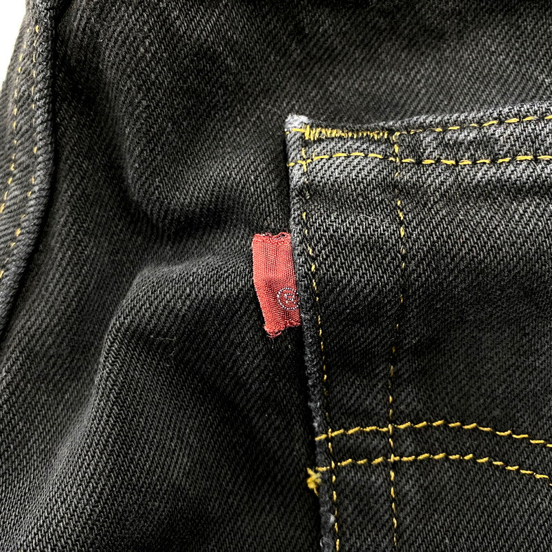 【中古品】【メンズ】 501 BLACK DENIM PANTS 501-0000 ブラックデニムパンツ 刻印524 サークルRタグ USA製 ボトムス 157-250415-as-35-izu サイズ：31×36 カラー：ブラック 万代Net店