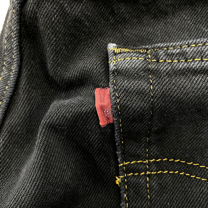 【中古品】【メンズ】 501 BLACK DENIM PANTS 501-0000 ブラックデニムパンツ 刻印524 サークルRタグ USA製 ボトムス 157-250415-as-35-izu サイズ：31×36 カラー：ブラック 万代Net店